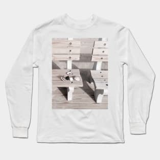 Beachy bench Long Sleeve T-Shirt